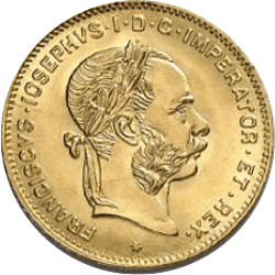 2,91 g Gold Österreich 4 Florin
