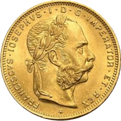 5,81 g Gold Österreich 8 Florin