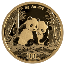 8 g Gold China Panda 2026