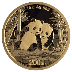 15 g Gold China Panda 2026
