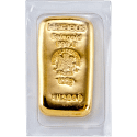 100 g Goldbarren Heraeus - gegossen