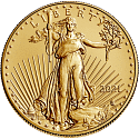 1/10 Unze Gold American Eagle diverse Jahrgänge