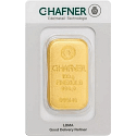 100 g Goldbarren C. Hafner - gegossen