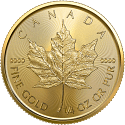 1/4 Unze Gold Maple Leaf diverse Jahrgänge