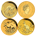 1/4 Unze Gold Australien Känguru - diverse Jahrgänge