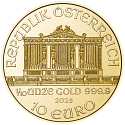 1/10 Unze Gold Wiener Philharmoniker 2025