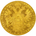 13,76 g Gold Österreich 4 Dukat
