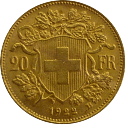 5,81g Gold Vreneli 20 Franken