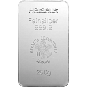 250 g Silberbarren Heraeus