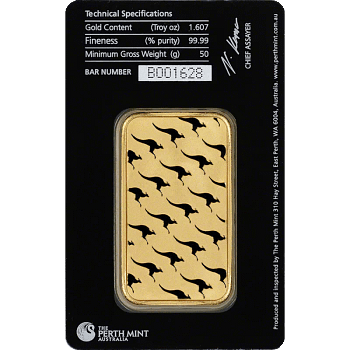 50 g Goldbarren Perth Mint – Bild 2