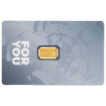1 g Goldbarren C. Hafner – Blue