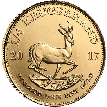 1/4 Unze Gold Krügerrand diverse Jahrgänge – Bild 2