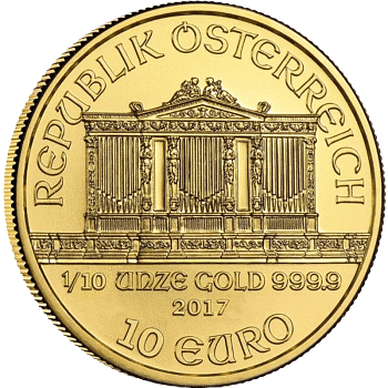 1/10 Unze Gold Wiener Philharmoniker diverse Jahrgänge – Bild 3