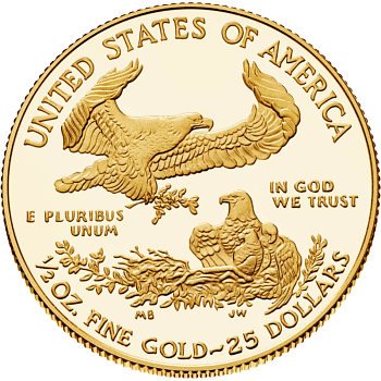 1/2 Unze Gold American Eagle - diverse Jahrgänge
