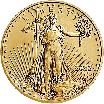 1/10 Unze Gold American Eagle diverse Jahrgänge – Bild 3