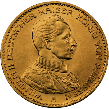 20 Gold Mark Wilhelm II verschiedene – Bild 4