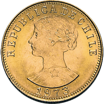 9,15 g Gold Chile 50 Pesos