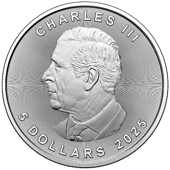 1 Unze Silber Maple Leaf 2025 – Bild 2