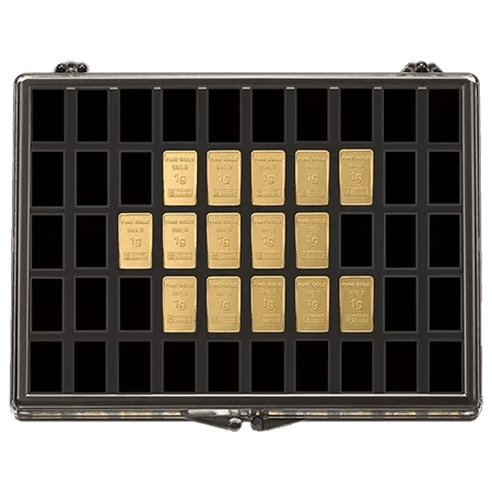 15 x 1 g Gold UnityBar Collection Heimerle und Meule – Bild 2