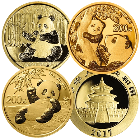 15 g Gold China Panda