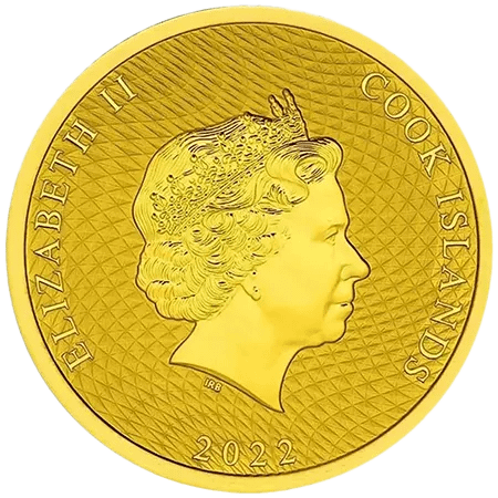 1 Unze Cook Islands Gold - 2022 – Bild 2