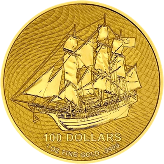 1 Unze Cook Islands Gold - Bounty 2021