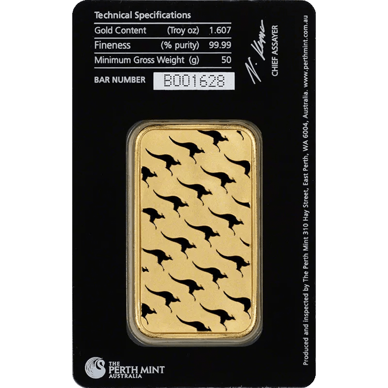 50 g Goldbarren Perth Mint – Bild 2