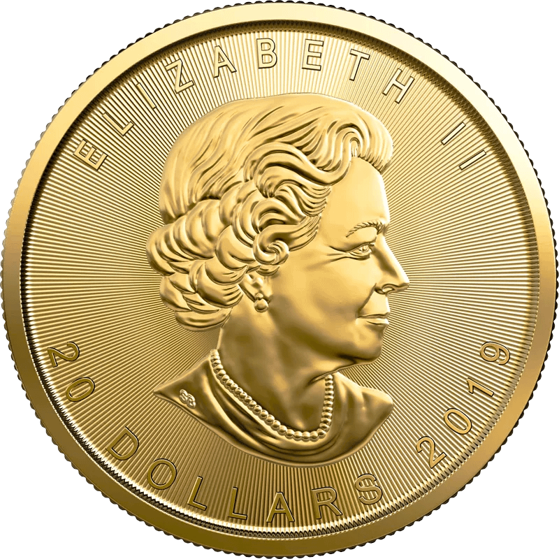 1/2 Unze Gold Maple Leaf diverse Jahrgänge