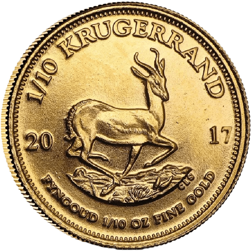 1/10 Unze Gold Krügerrand diverse Jahrgänge