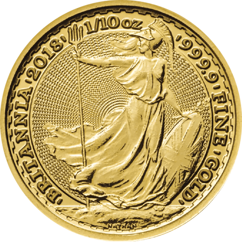 1/10 Unze Gold Britannia - diverse Jahrgänge