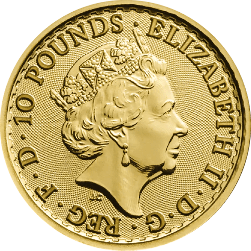 1/10 Unze Gold Britannia - diverse Jahrgänge – Bild 2