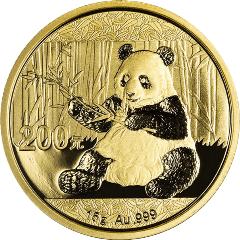 15 g Gold China Panda – Bild 2