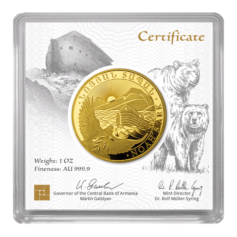 1 Unze Arche Noah Gold 2025 – Bild 2