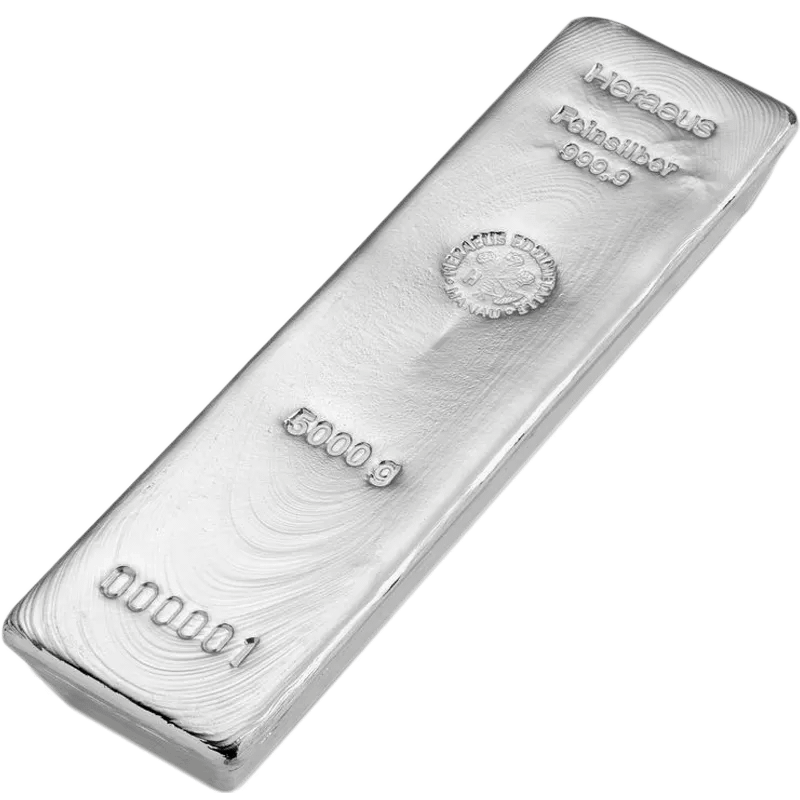 5 kg Silberbarren Heraeus – Bild 2